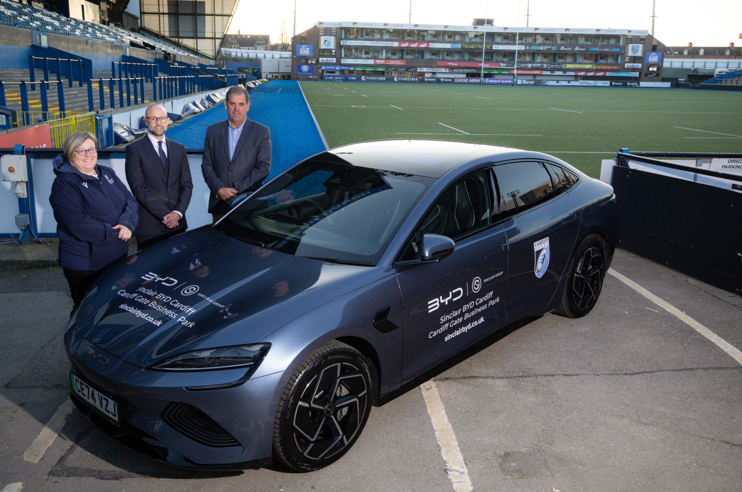 BYD have sponsored Cardiff Rugby