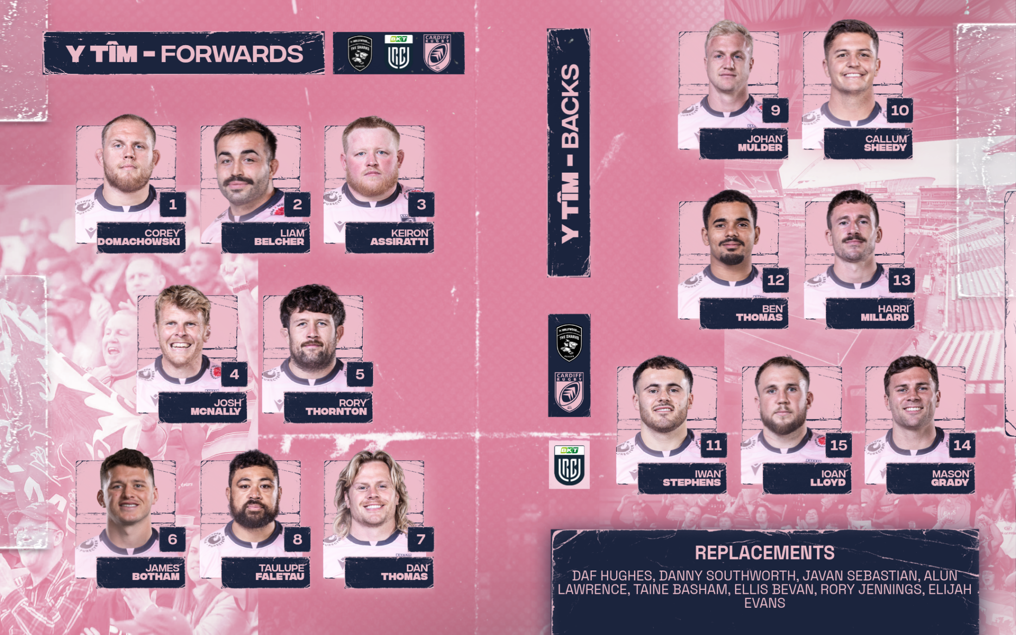 Eight changes ahead of Durban test against the Sharks - Cardiff Rugby